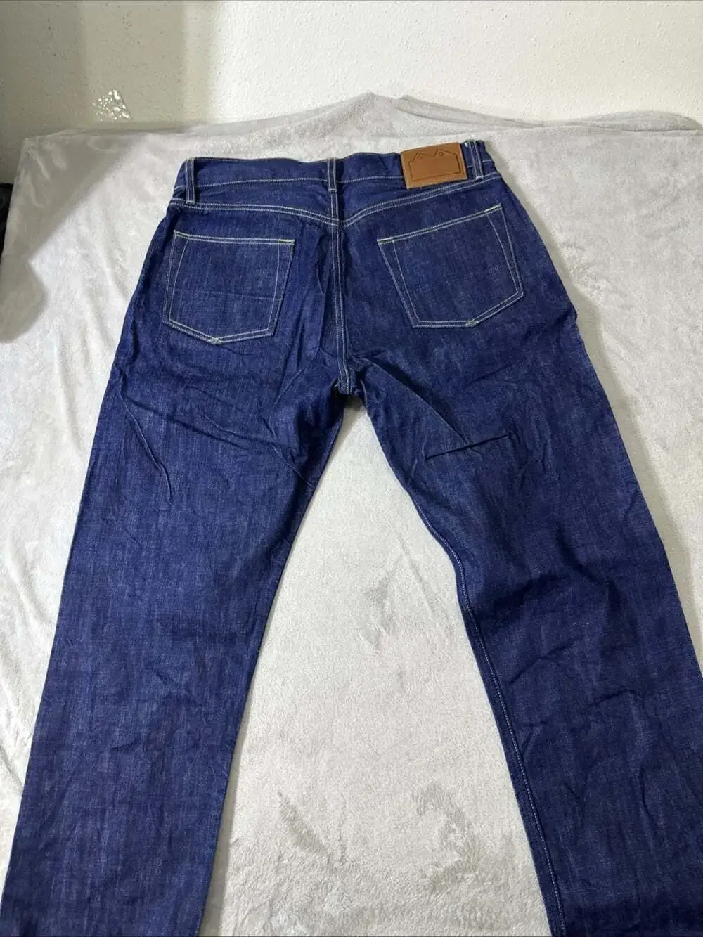 Blackhorse Lane Ateliers Jeans Men’s 33x33 Raw Selvedge Denim Indigo London